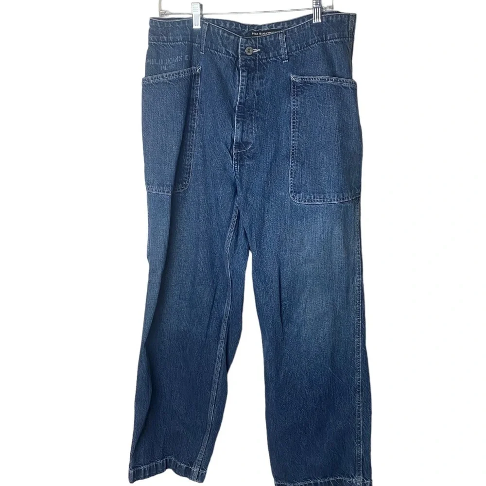 Men’s‎ polo Ralph Lauren blue size 36x30 100% cotton conveyers jeans